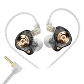 KZ EDZ In-Ear Monitors Black Without Microphone