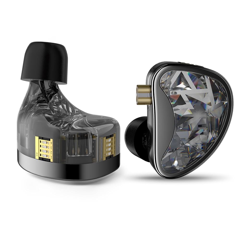KZ AS24 In-Ear Monitors Black (Tuneable)