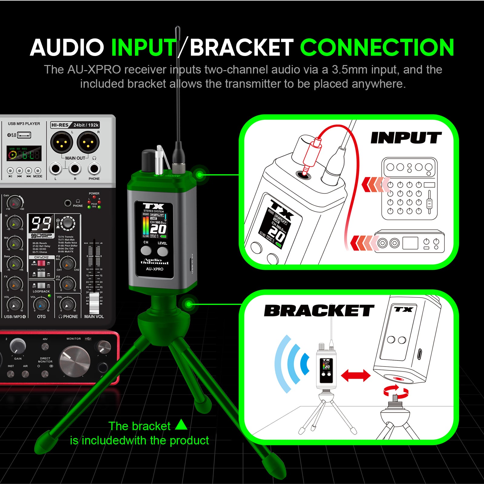 AU-XPro Wireless In-Ear-Monitoring System