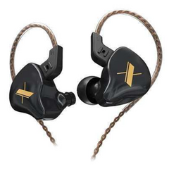 KZ EDX In-Ear Monitors Black Without Microphone