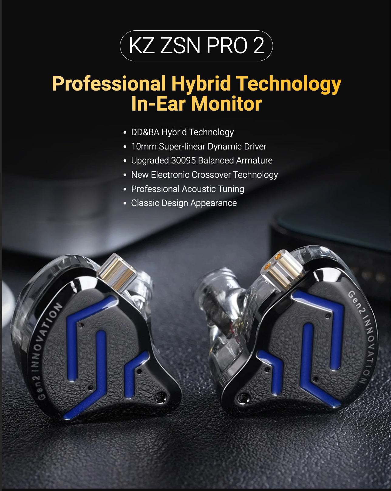 KZ ZSN Pro 2 In-Ear Monitors