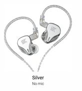 KZ DQ6 In-Ear Monitors Silver