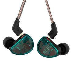 KZ AS10 In-Ear Monitors Cyan