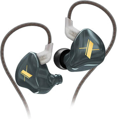 KZ EDX In-Ear Monitors Gray-Blue Without Microphone
