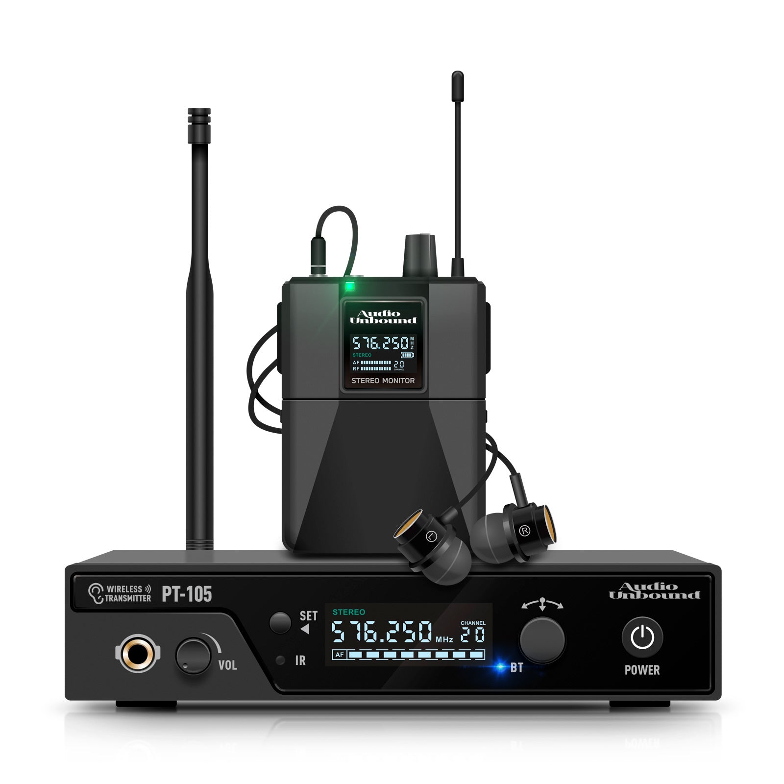 ProTone PT-105 Wireless In-Ear Monitoring System